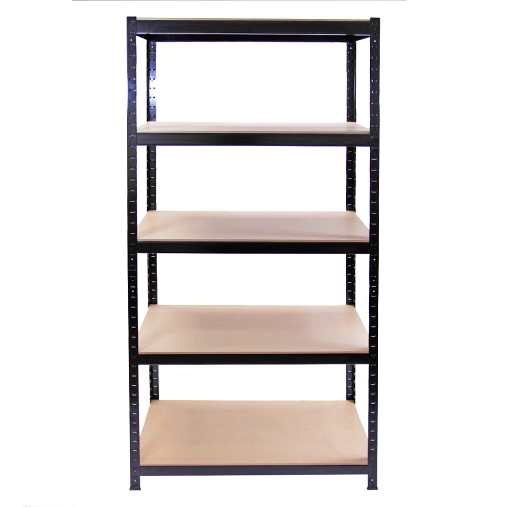 Monster Racking T-Rax Metal Storage Shelves, Black, 90cm W, 45cm D