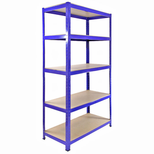 Monster Racking T-Rax Metal Storage Shelves, Blue, 90cm W, 45cm D