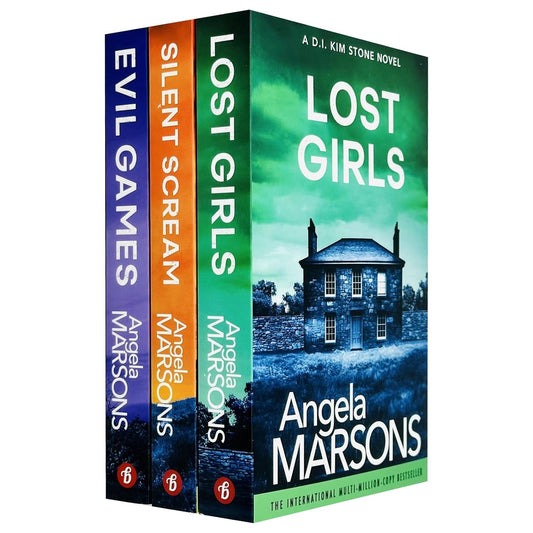 Detective Kim Stone Crime Thriller Series 3 Books Collection Set by Angela Marsons (Lost Girls, Silent Scream, Evil Games)