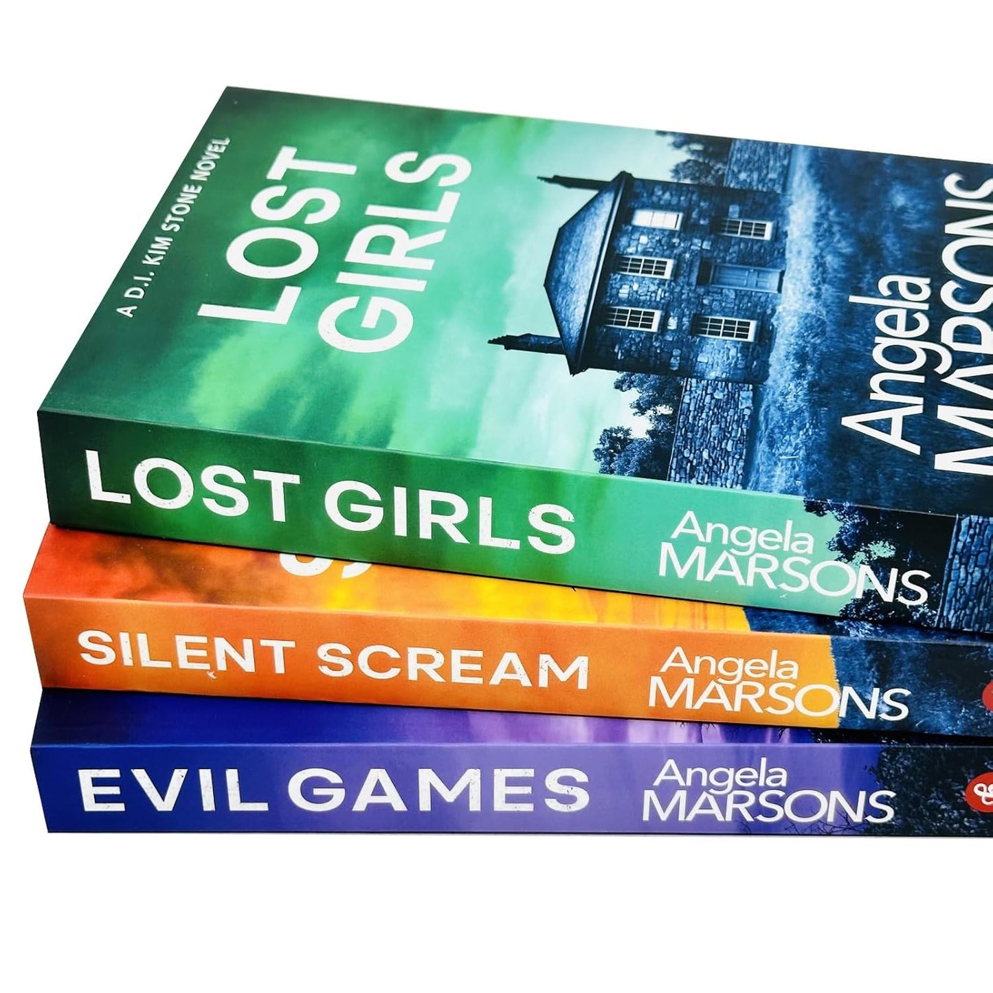 Detective Kim Stone Crime Thriller Series 3 Books Collection Set by Angela Marsons (Lost Girls, Silent Scream, Evil Games)