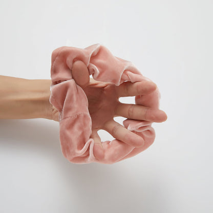 Silk Velvet Handmade French Scrunchie | 2 Inch | Lipstick Collection