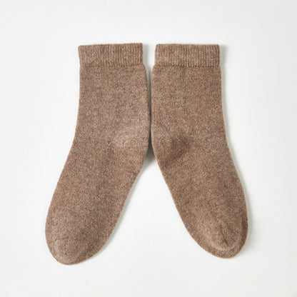 Peanut Butter Cashmere Quarter-Length Socks | Flexible Fit