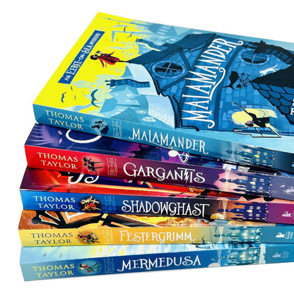 An Eerie-on-Sea Mystery Series 5 Books Collection Set By Thomas Taylor (Malamander, Gargantis, Shadowghast, Festergrimm)