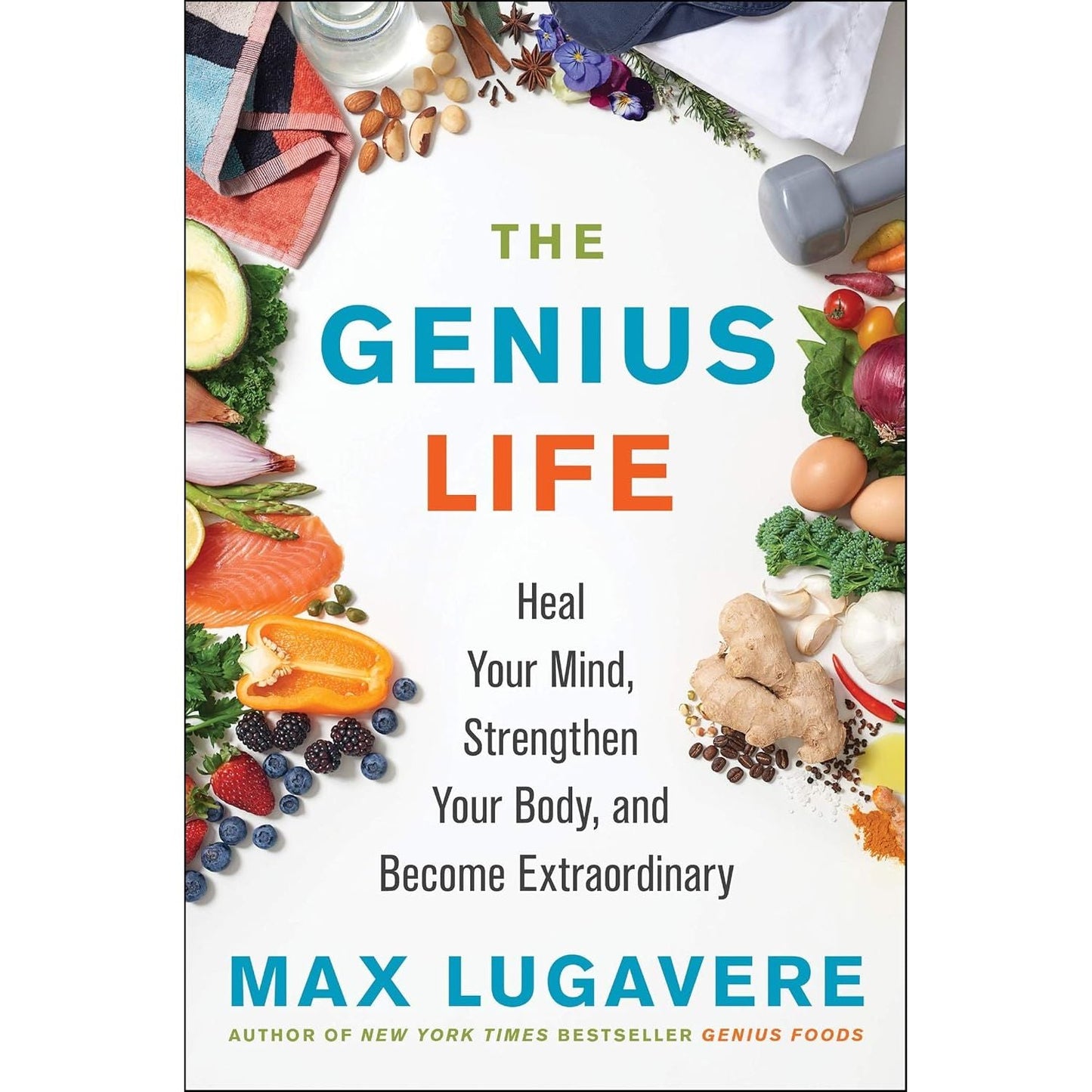 The Genius Life, Genius Kitchen 2 Books Collection Set by Max Lugavere