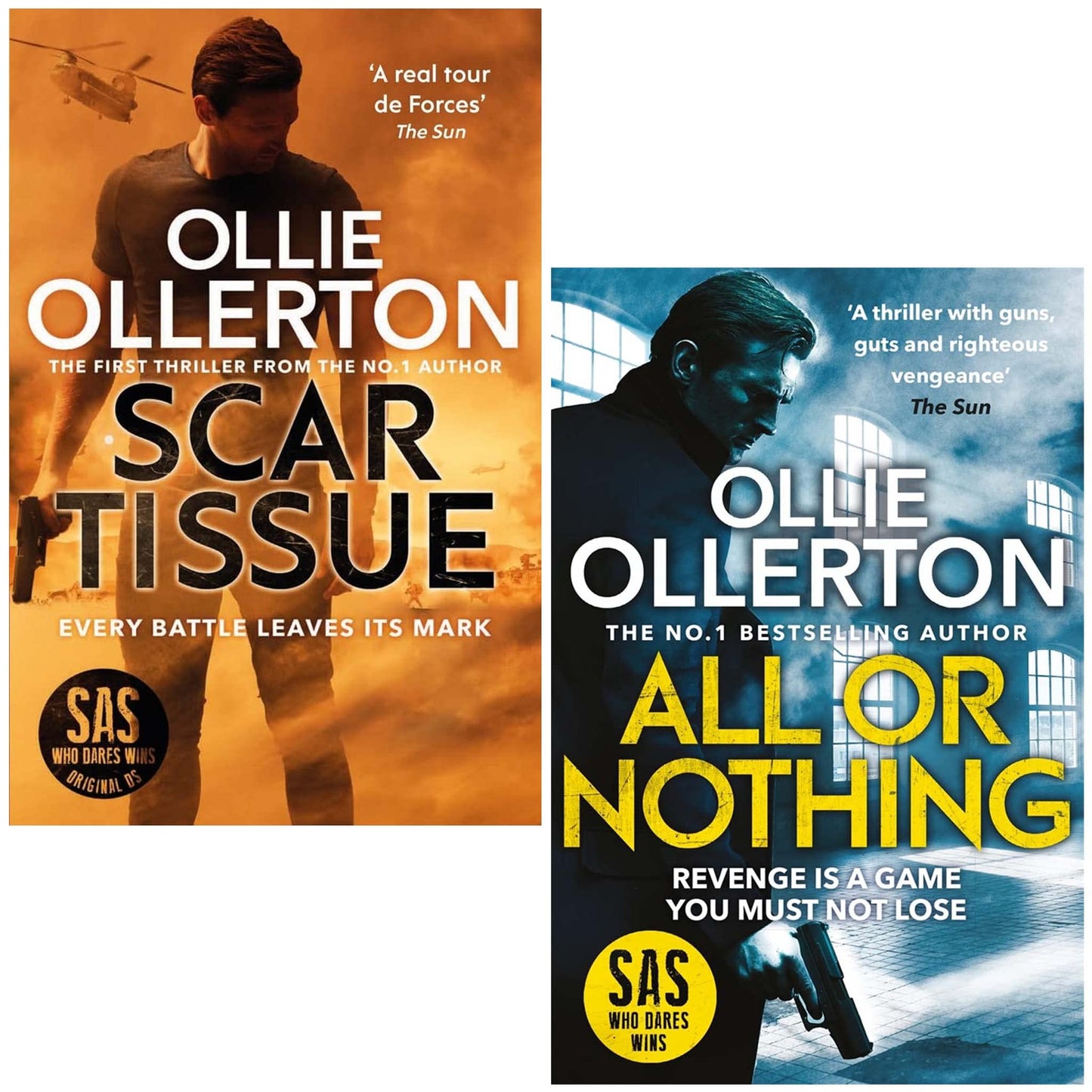 Alex Abbott Series 2 Books Collection Set (Scar Tissue and, All Or Nothing)