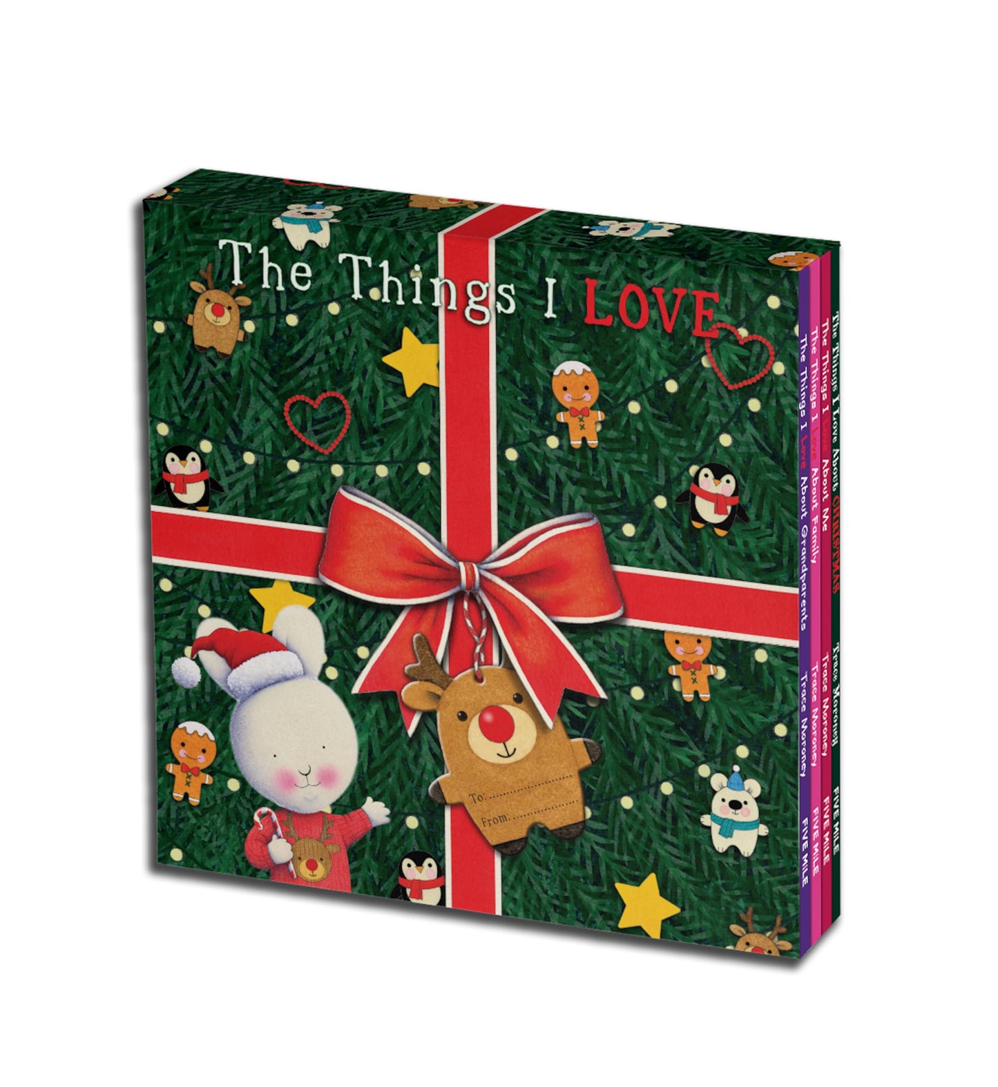 Christmas Magic: The Things I Love About Christmas – Deluxe 4-Book Hardback Gift Set by Trace Moroney (Ages 3–5)
