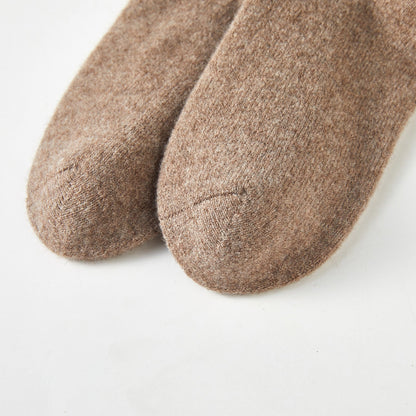 Peanut Butter Cashmere Quarter-Length Socks | Flexible Fit