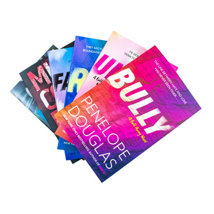 Fall Away Series 6 Books Collection Set by Penelope Douglas (Bully, Until You, Rival, Falling Away, Five Brothers, Misconduct)