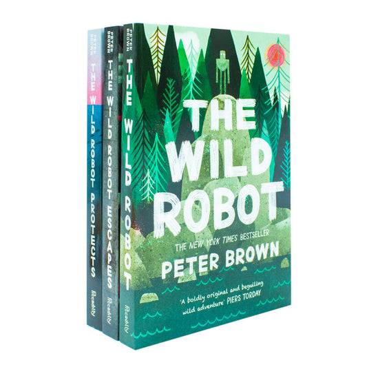 The Wild Robot Series 3 Books Collection (The Wild Robot, The Wild Robot Escapes & The Wild Robot Protects)