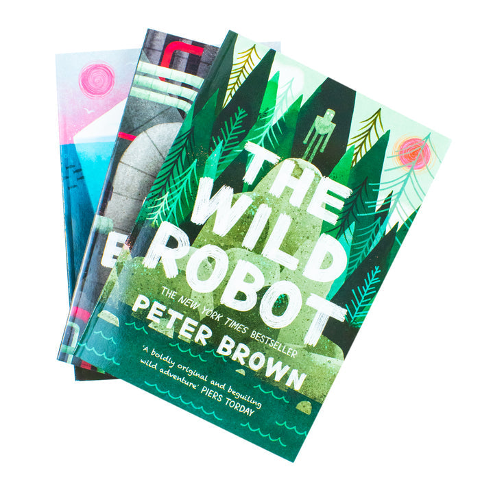 The Wild Robot Series 3 Books Collection (The Wild Robot, The Wild Robot Escapes & The Wild Robot Protects)