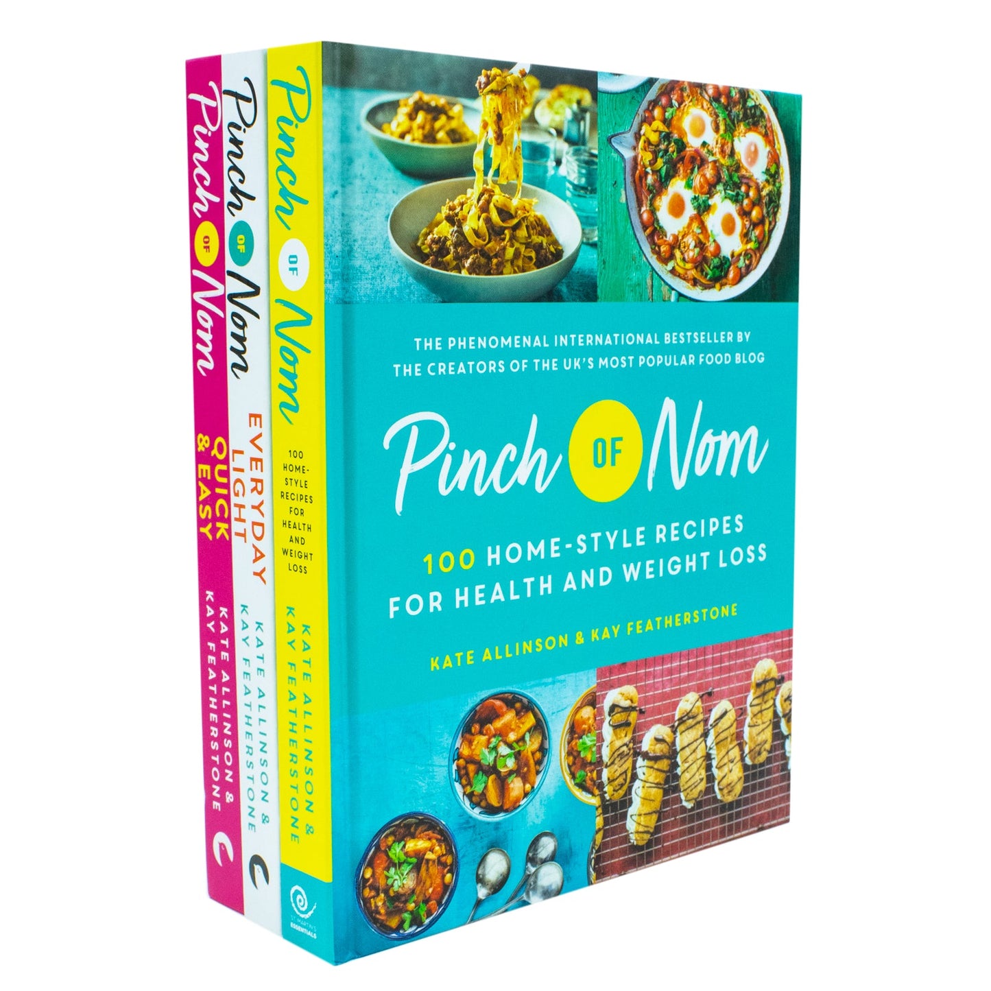 Pinch of Nom Cooking 3 Book Bundle - Everyday Light, Pinch of Nom, Pinch of Nom Quick & Easy