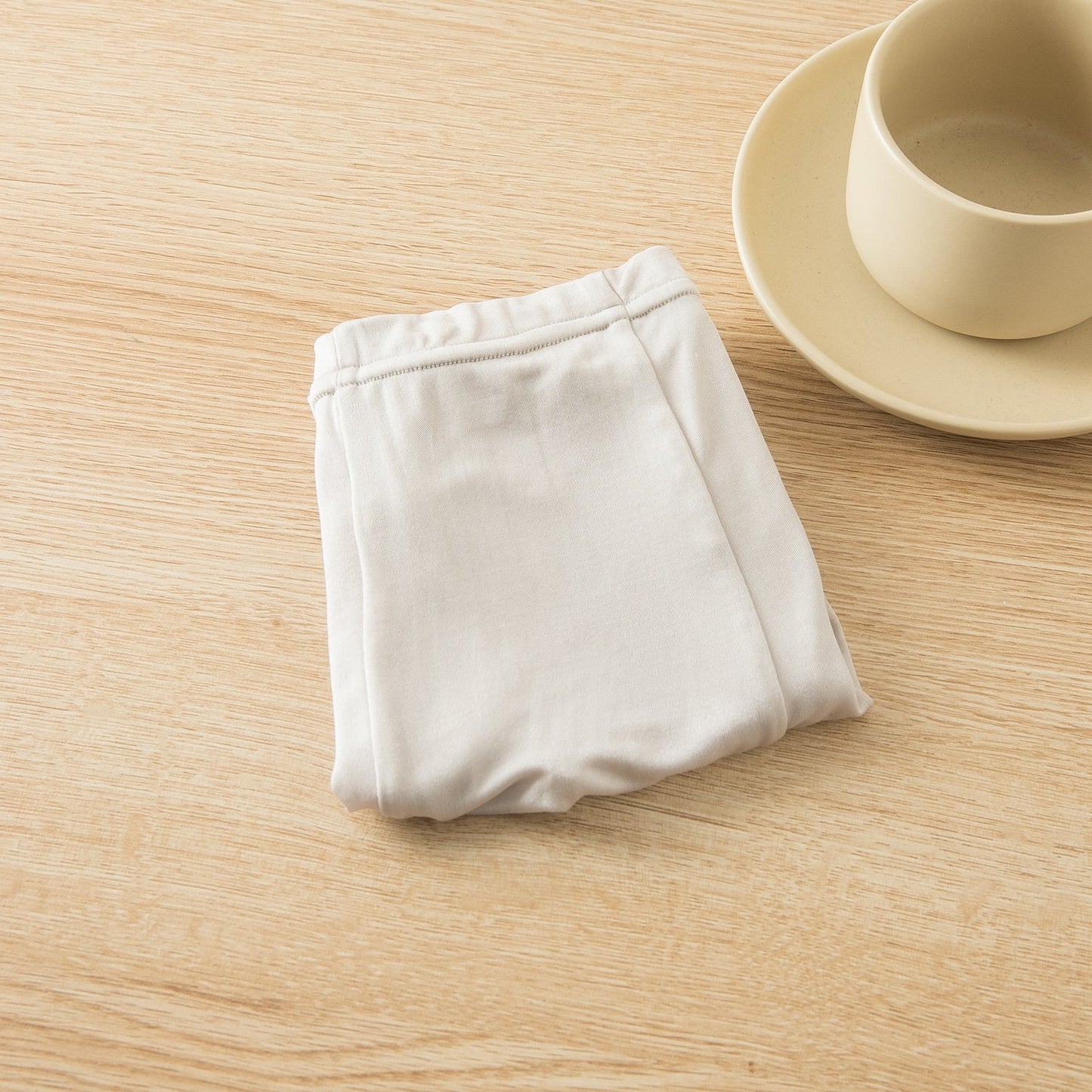 Silver Grey Knitted Silk Men's Trunks | Mid Rise | Shimmer Collection