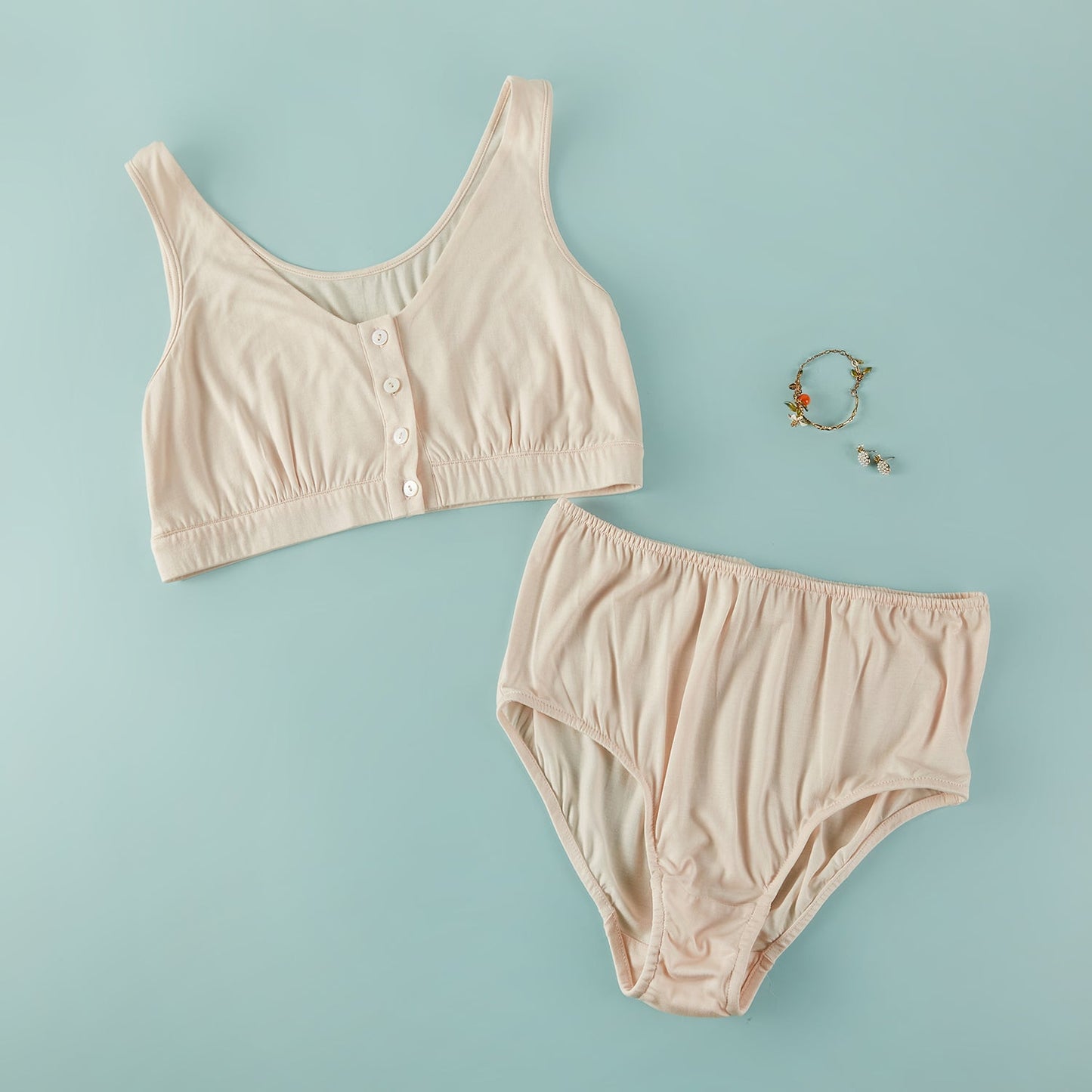 Custom Handmade Pure Silk Panties | Elora Panties | High Waist French Cut | Knitted Mulberry Silk