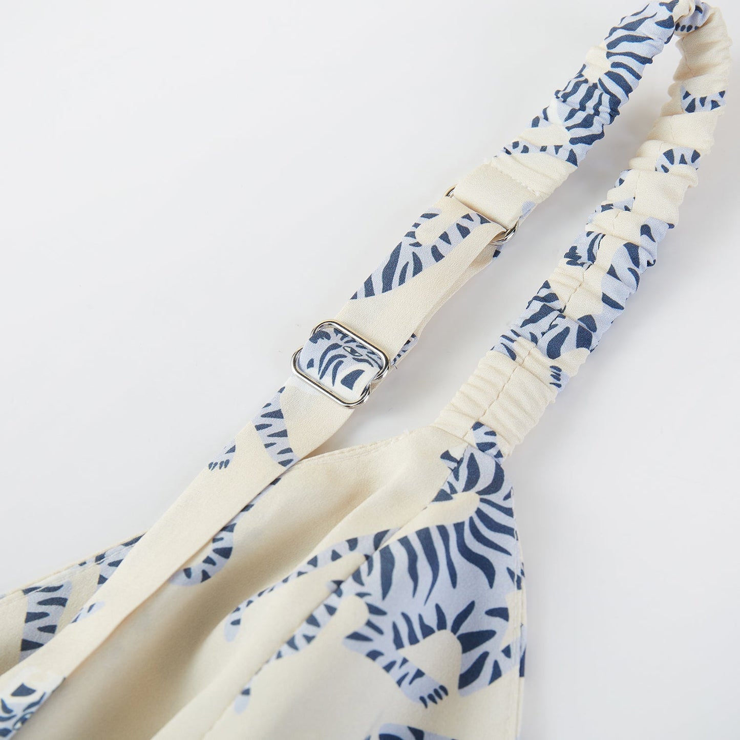 Custom Made Pure Mulberry Silk Bralettes and Panties | Arching Tiger | No Wire No Padding | 19 Momme |