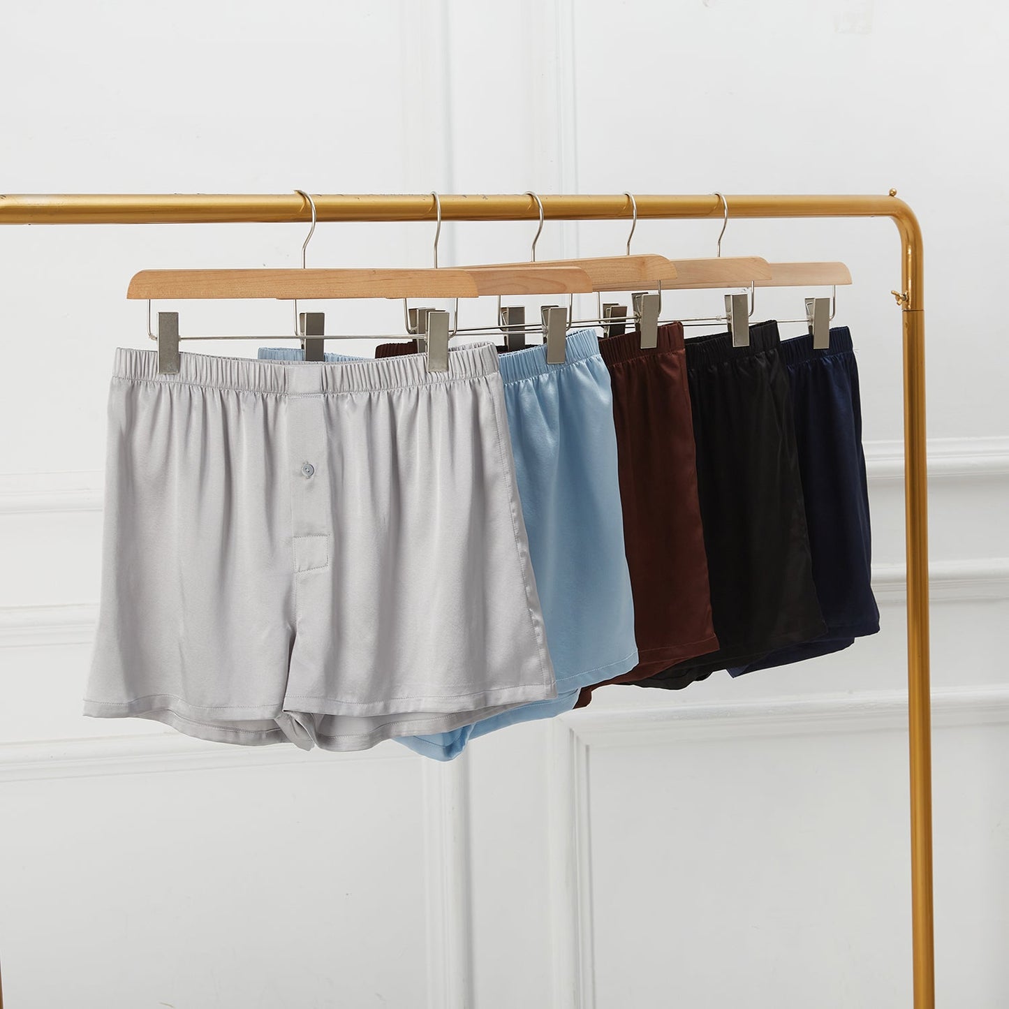 Custom Pure Mulberry Silk Men's Trunks or Boxers | Mid Rise | 19 Momme | Soar Collection