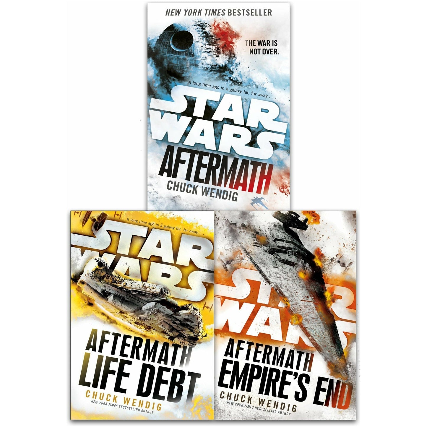 Star Wars Aftermath Trilogy 3 Books Collection Set By Chuck Wendig Life Debt