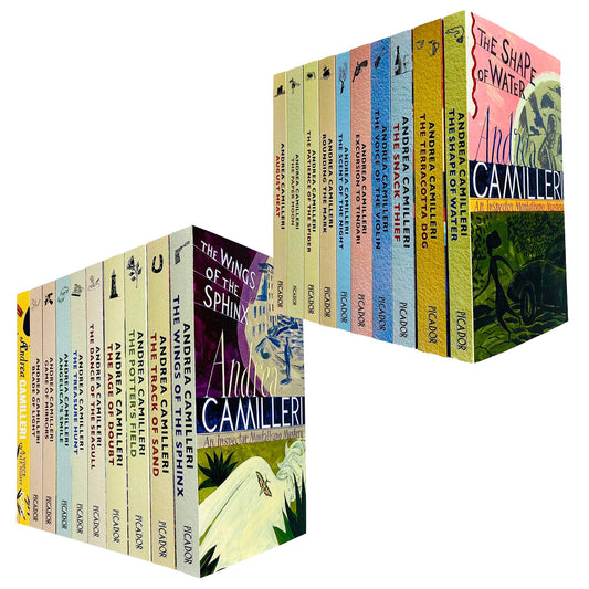 Inspector Montalbano Collection Andrea Camilleri 20 Books Set