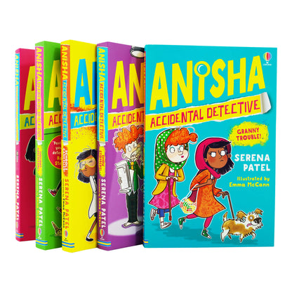 Anisha Accidental Detective 5 Books Collection Set (Anisha Accidental Detective, Schools Cancelled!, Granny Trouble!, Show Stoppers &amp; MORE!)