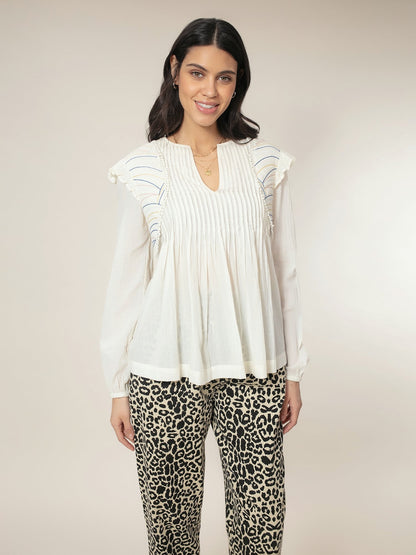 Arlington Blouse - Cream