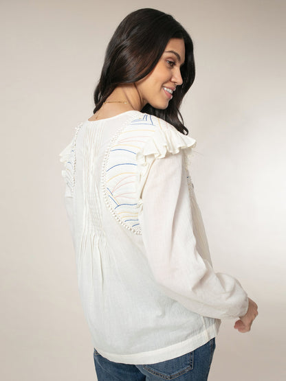 Arlington Blouse - Cream