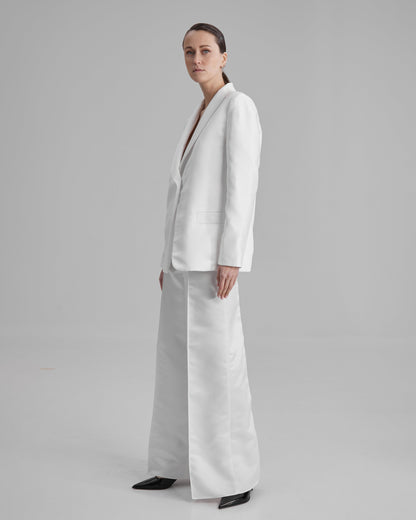 HOPE JACKET | oversized blazer in white