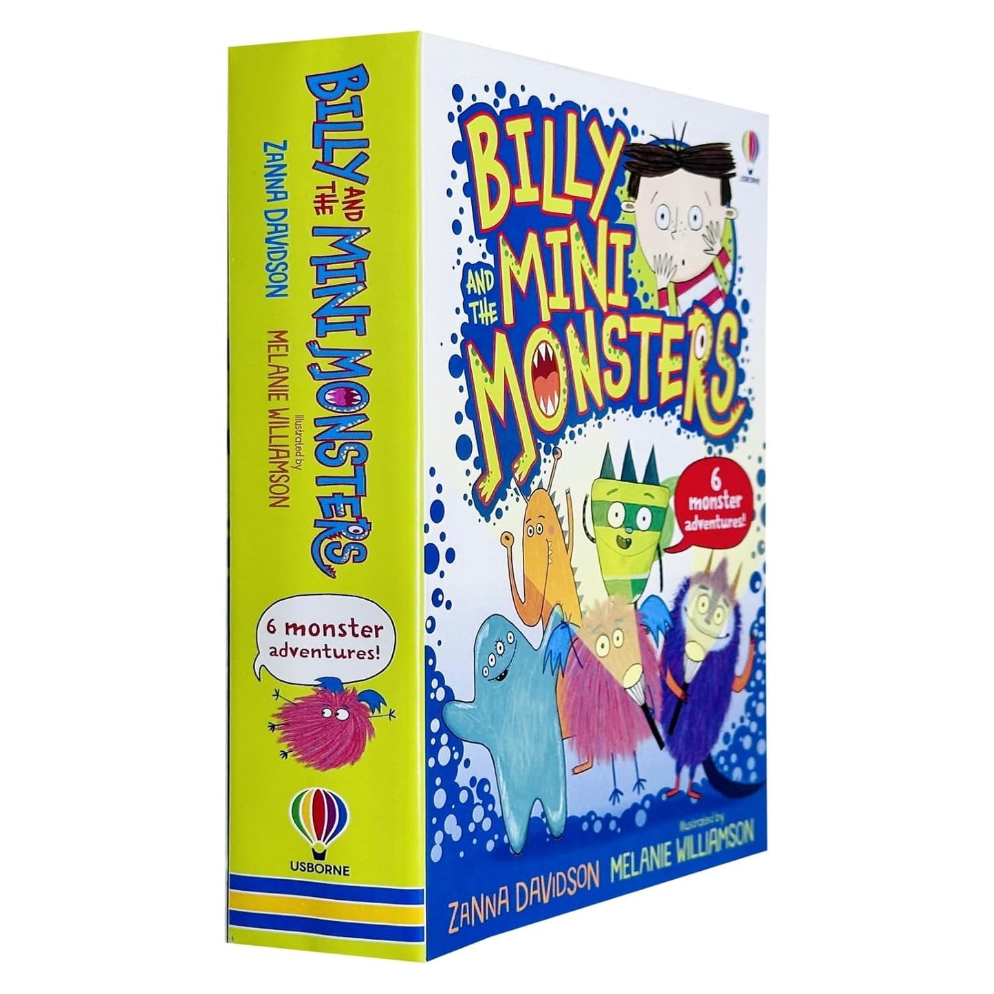 Billy and the Mini Monsters 6 Books Collection Set by Zanna Davidson SERIES 1 (Monsters go to School, on a Plane, In the Dark, Go to a Party! and More)