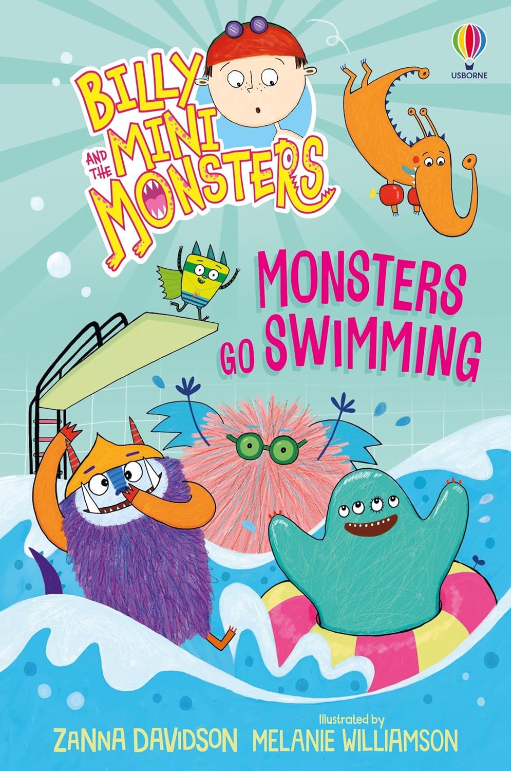 Billy and the Mini Monsters 6 Books Collection Set by Zanna Davidson SERIES 1 (Monsters go to School, on a Plane, In the Dark, Go to a Party! and More)