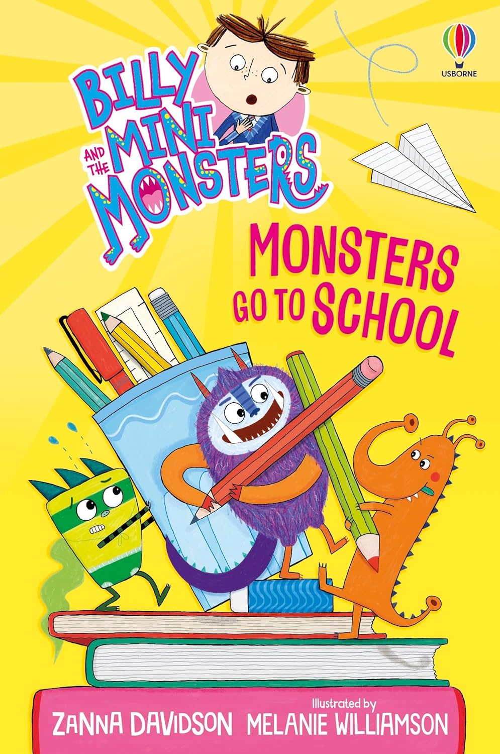 Billy and the Mini Monsters 6 Books Collection Set by Zanna Davidson SERIES 1 (Monsters go to School, on a Plane, In the Dark, Go to a Party! and More)