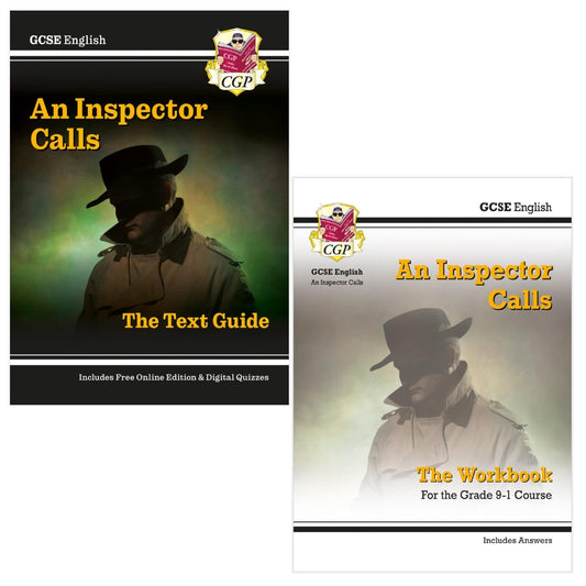 CGP GCSE English - An Inspector Calls 2 Book Pack (The Text Guide, The Workbook)