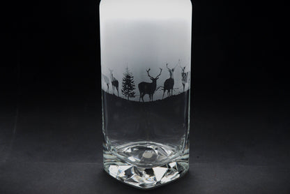 Stag Set of Tumblers & Decanter - Hand Etched/Engraved Gift