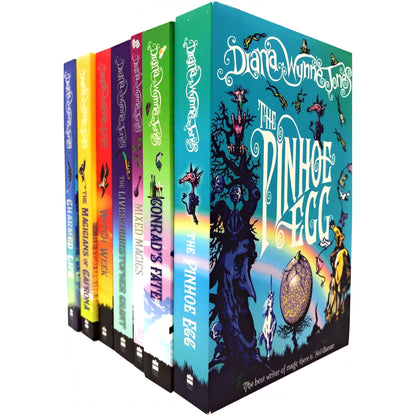 Chrestomanci Series &amp; Howl&#39;s Moving Castle Series By Diana Wynne Jones 10 Books Collection Set