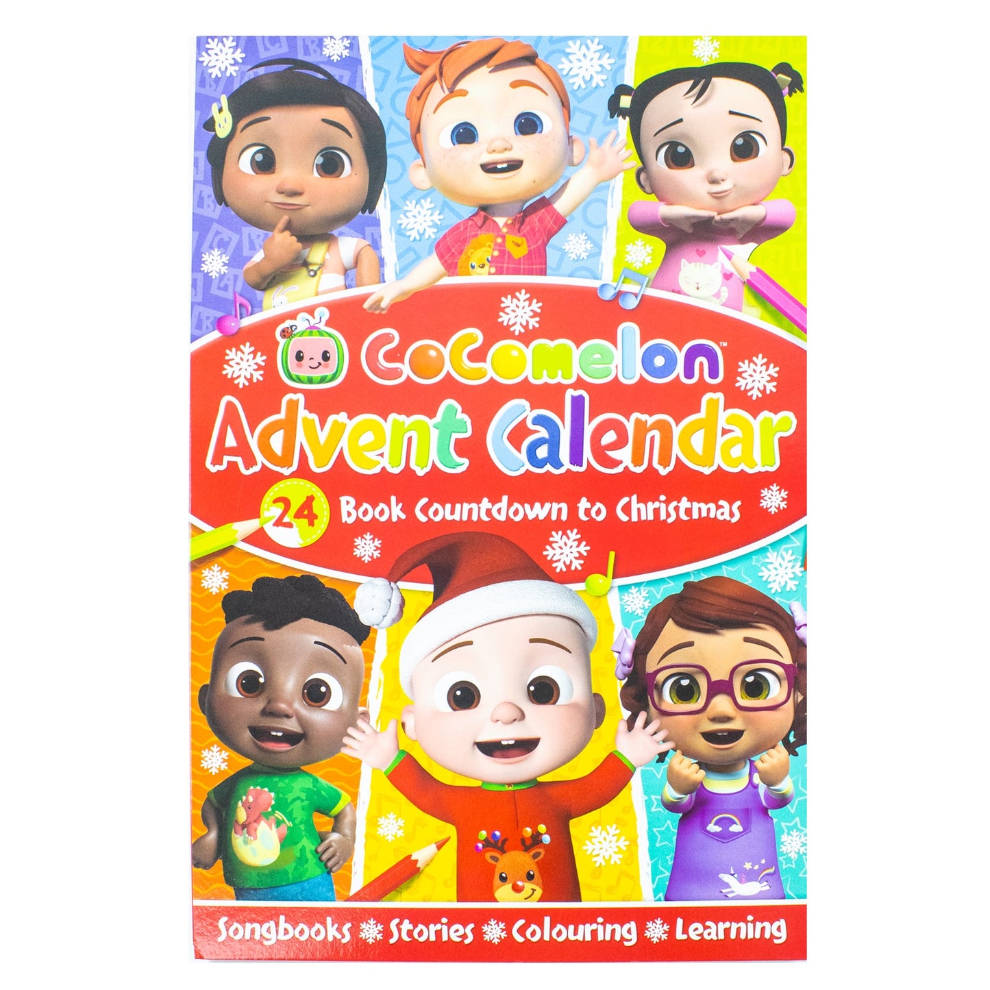 CoComelon Advent Calendar (With Songbooks, Stories, Colouring, and Learning) - 24 Mini Books