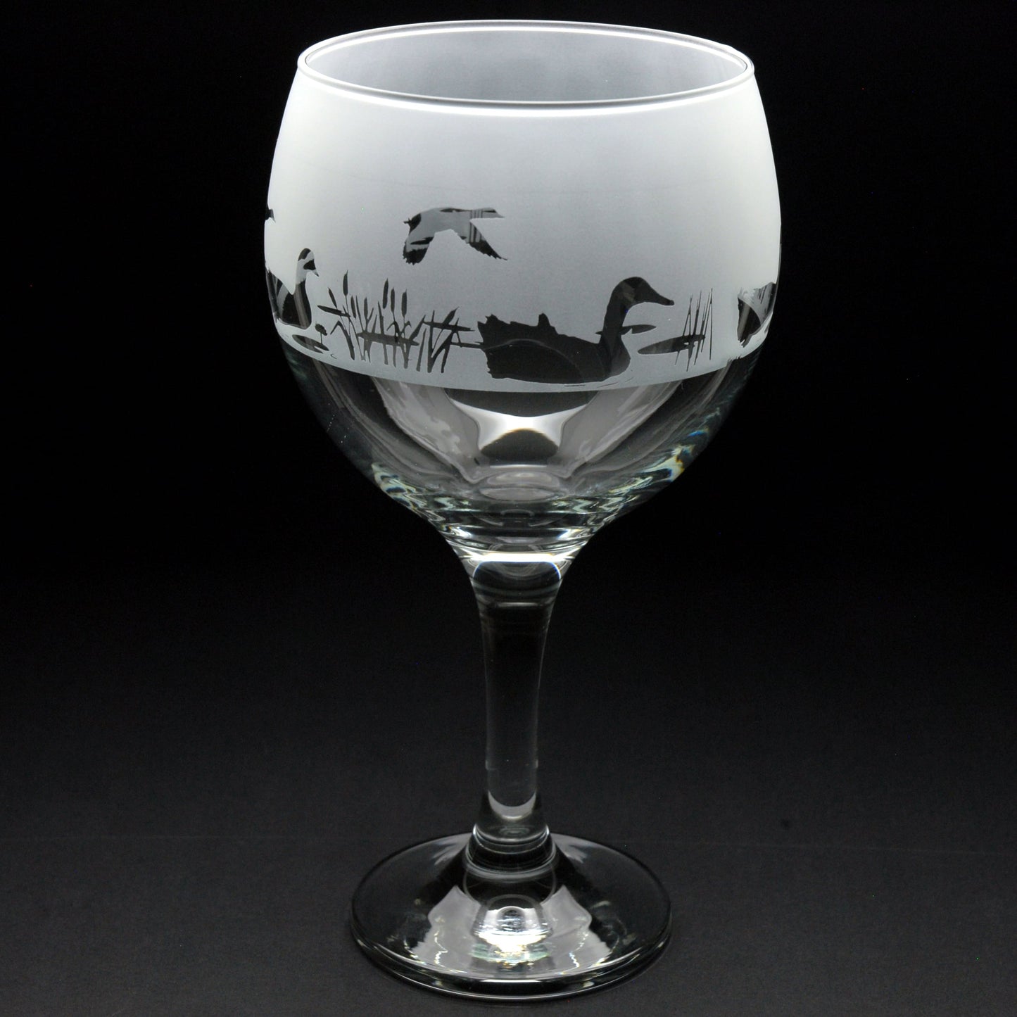 Duck Gin Cocktail Glass - Hand Etched/Engraved Gift