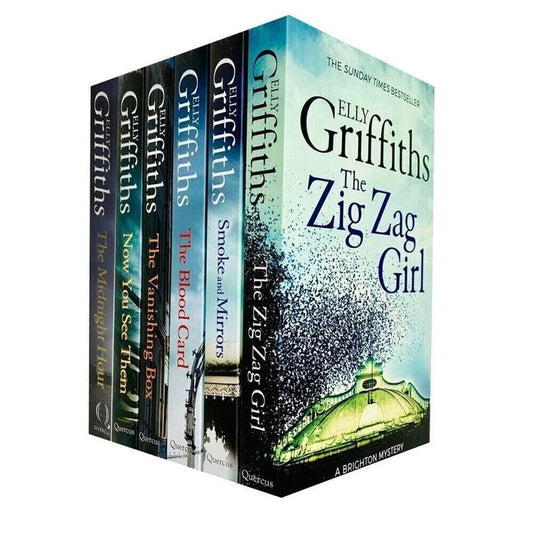 Brighton Mysteries Series Books 1-6 Collection Set by Elly Griffiths