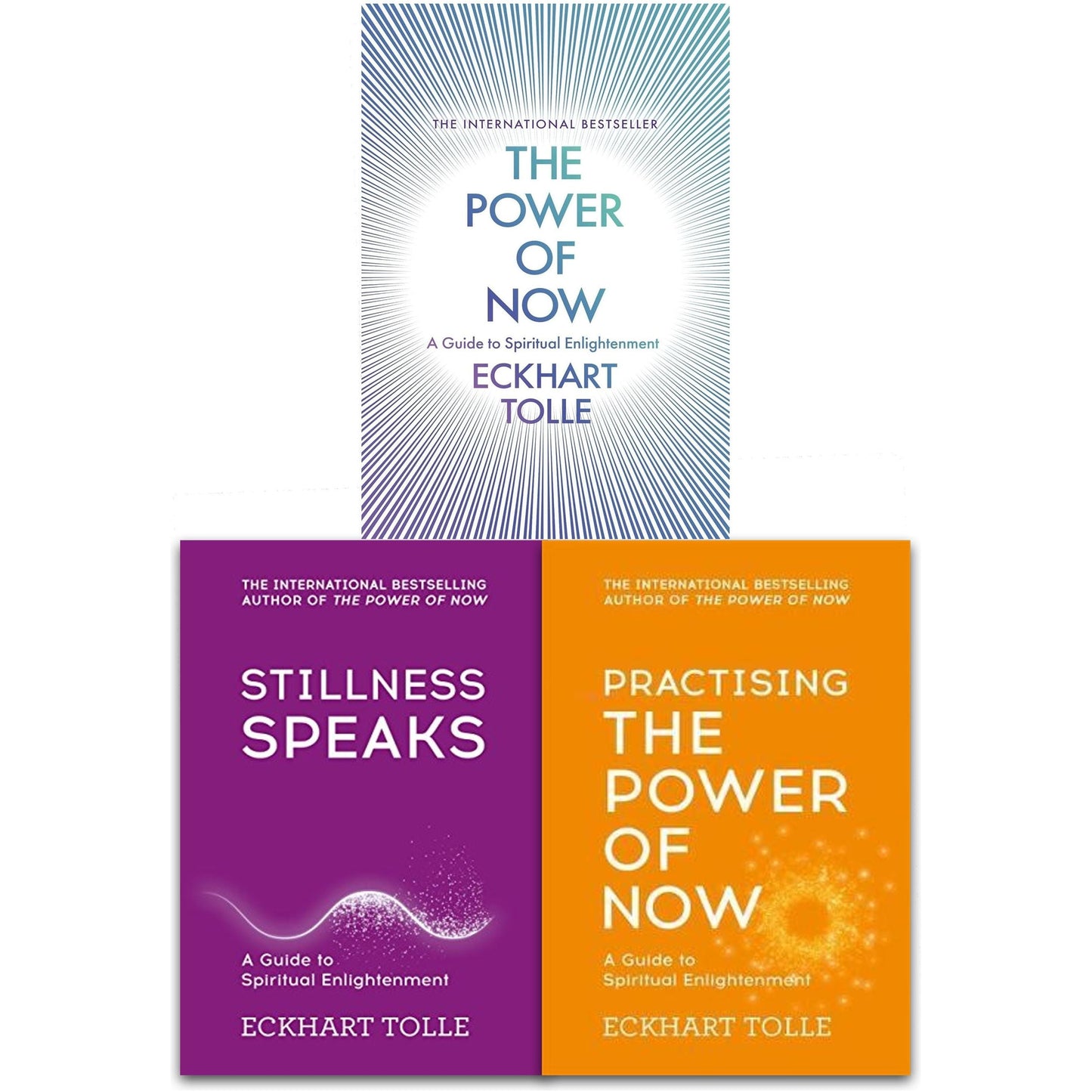 Eckhart Tolle The Power Of Now Collection 3 Books Set The Power Of Now Stillness Speaks Practising..