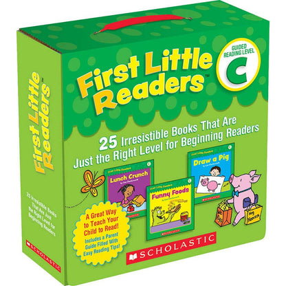 First Little Readers: Guided Reading Level C (Parent Pack): 25 Irresistible Books That Are Just the Right Level for Beginning Readers