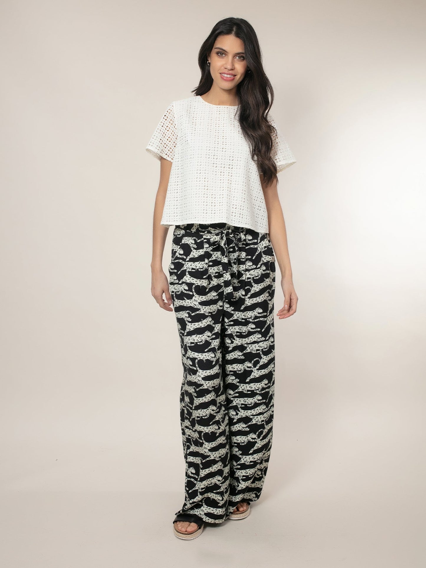 Fifi Trousers - Black Mix