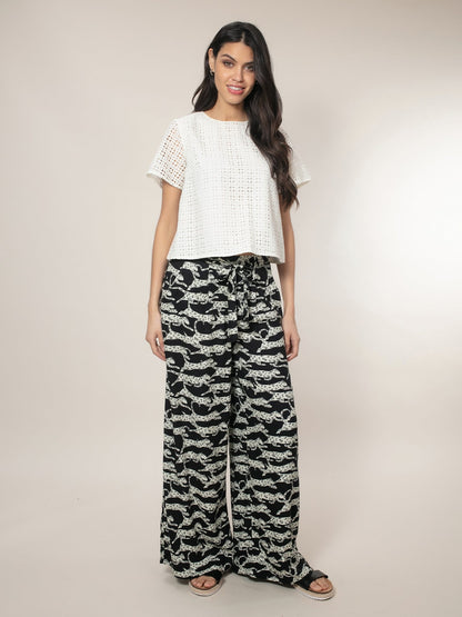 Fifi Trousers - Black Mix