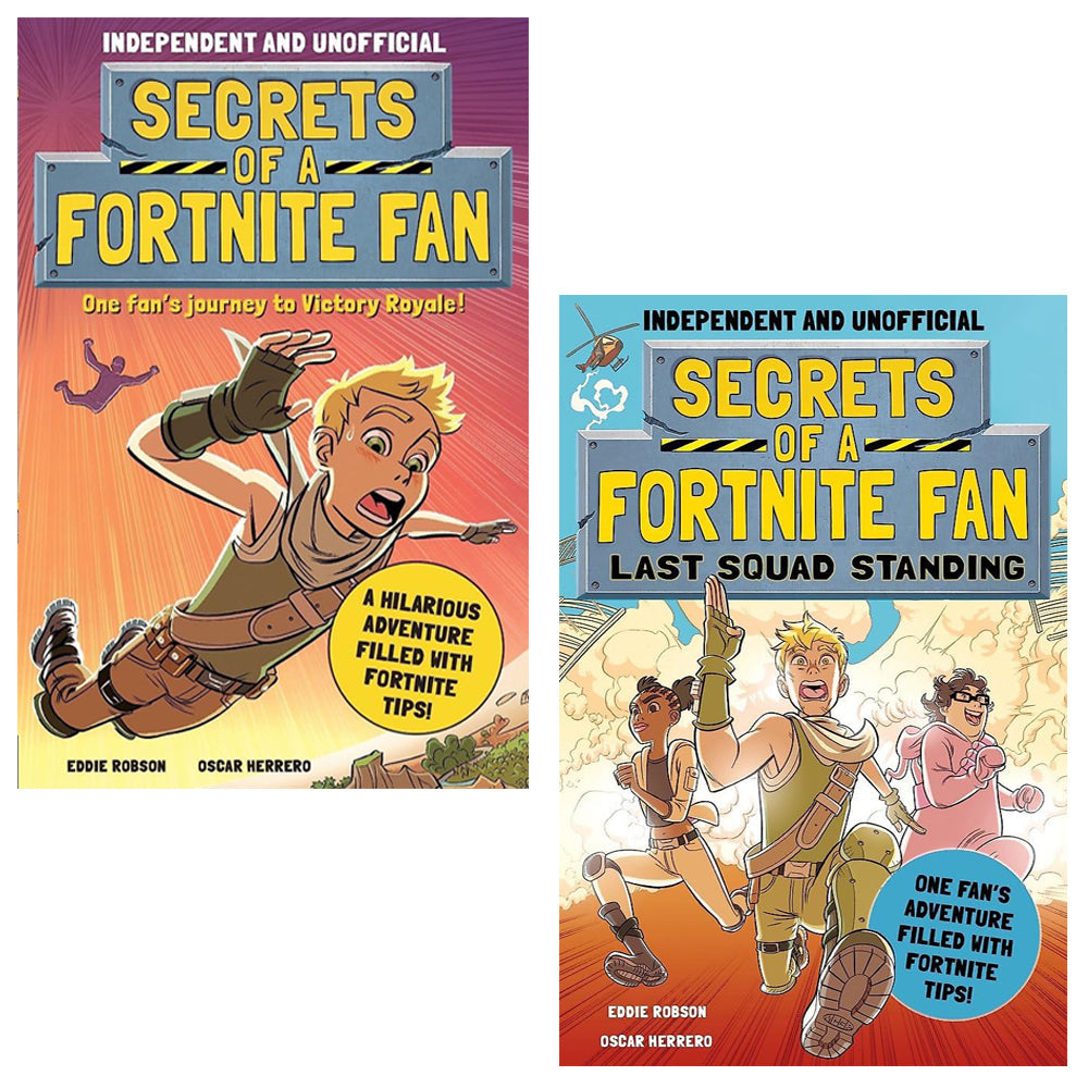 Secrets of a Fortnite Fan Series 2 Books Set (Secrets of a Fortnite Fan, Last Squad Standing) Battle Royale Adventures for Gamers & Kids Of Fortnite Fans