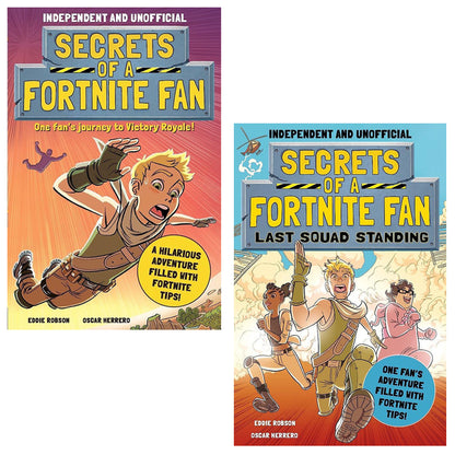 Secrets of a Fortnite Fan Series 2 Books Set (Secrets of a Fortnite Fan, Last Squad Standing) Battle Royale Adventures for Gamers & Kids Of Fortnite Fans