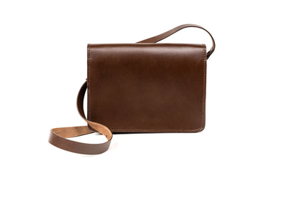 Leather Crossbody Dark Brown The Santa Fe Collection