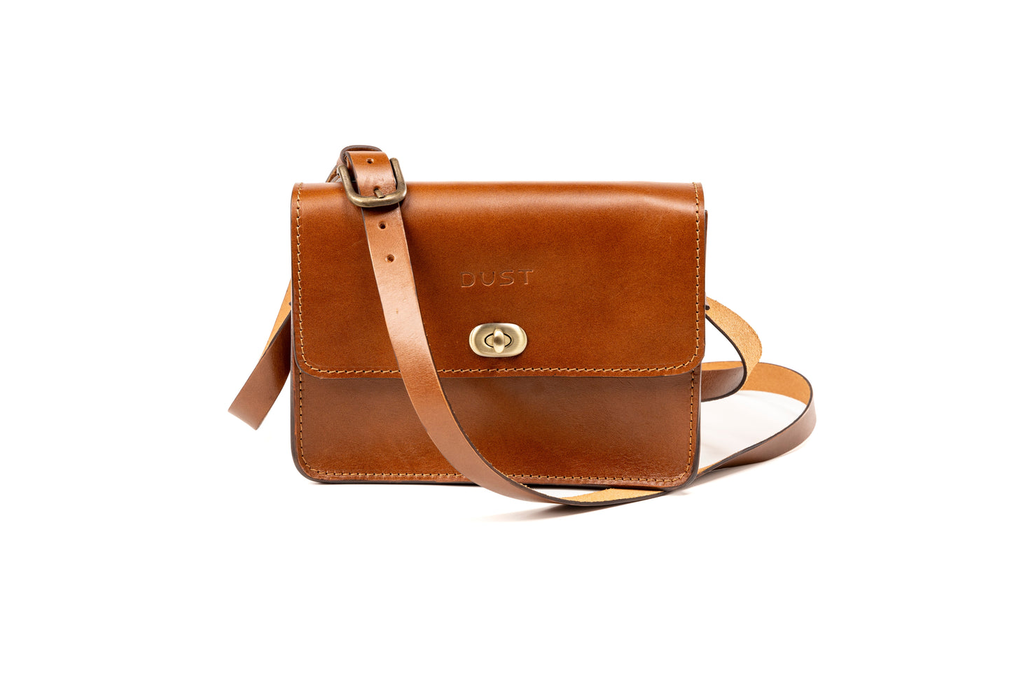 Leather Crossbody Brown The Santa Fe Collection