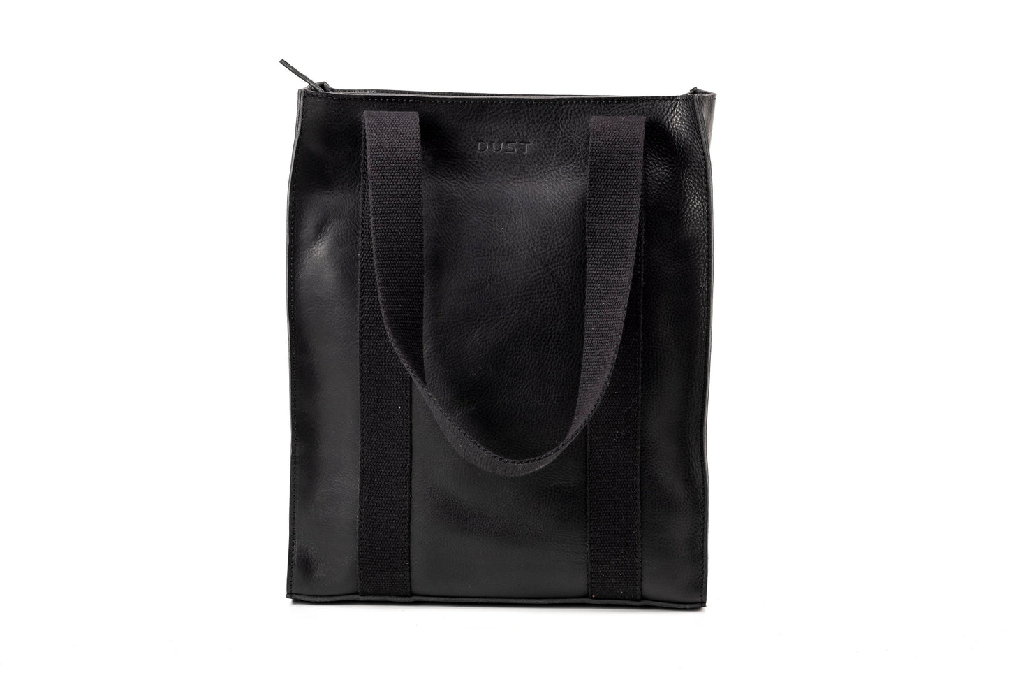 Leather Tote Black Manhattan Collection