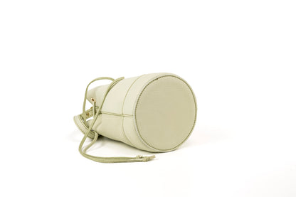 Leather Bucket Pistachio Chelsea Collection