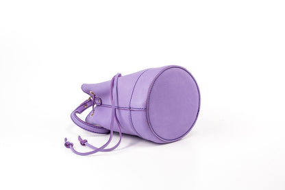 Leather Bucket Lavender Chelsea Collection
