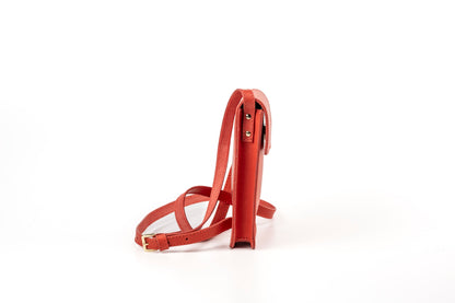 Leather Phone Holder Red Silicon Valley Collection