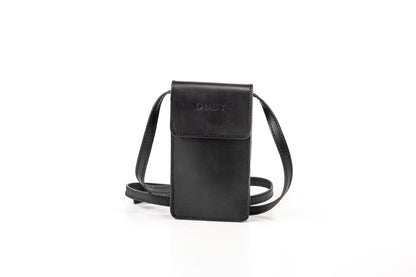 Leather Phone Holder Black Silicon Valley Collection