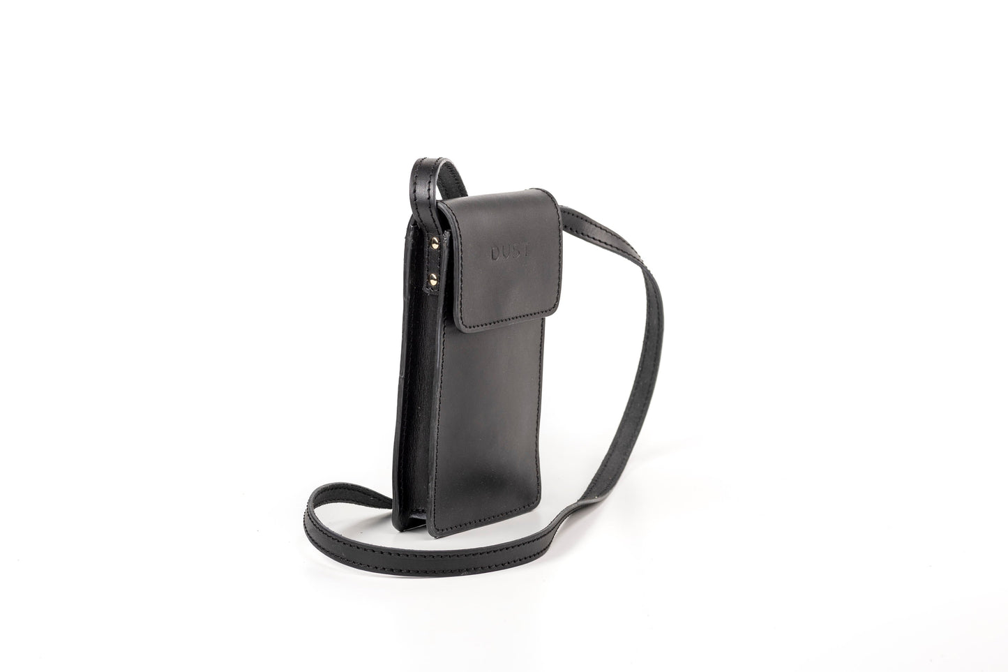 Leather Phone Holder Black Silicon Valley Collection