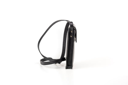 Leather Phone Holder Black Silicon Valley Collection