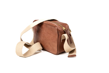 Leather Crossbody Tobacco The Sausalito Collection